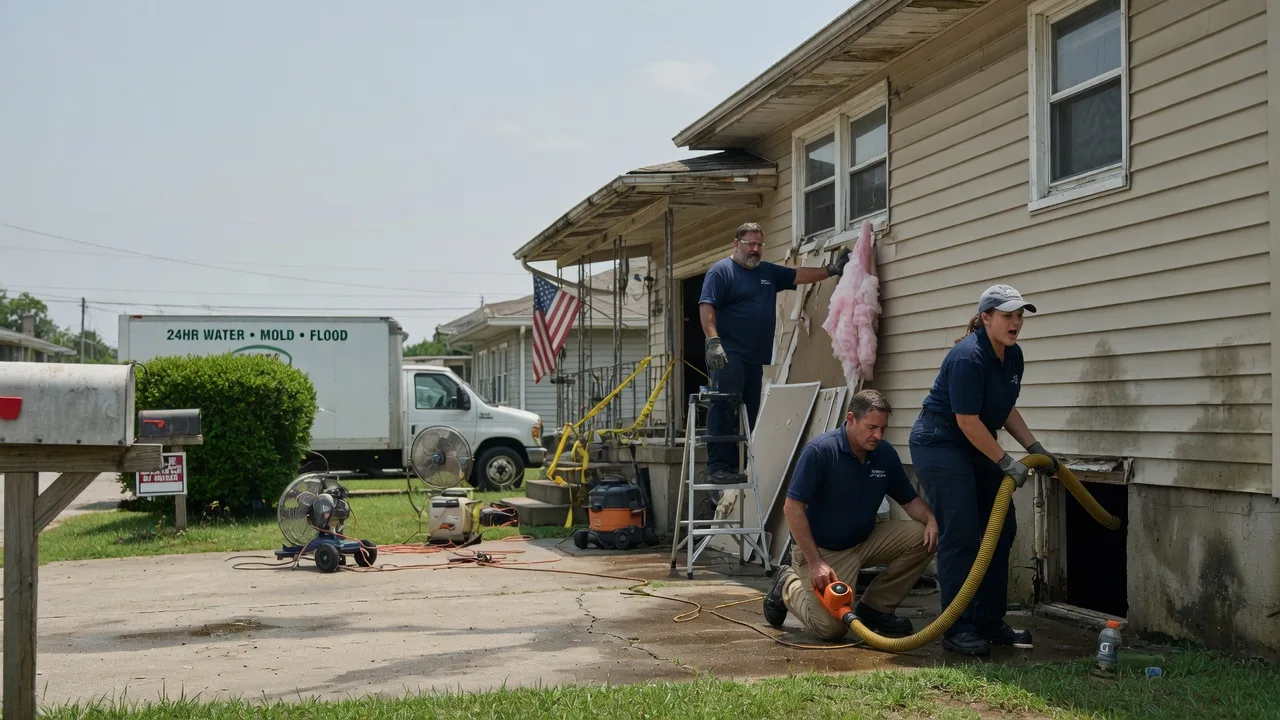 Water Damage Repair in Mechanicsburg, OH near me